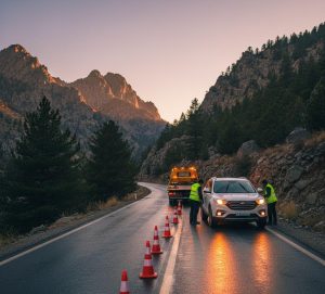 جک S5 کنار جاده؛ انتخاب امداد در محل یا یدک‌کشی