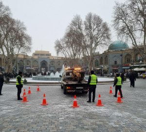 امداد کرمان موتور تجریش در معابر شلوغ شمال تهران