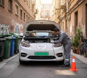 بررسی مشکل تعویض دنده KMC J7 با دیاگ در محل