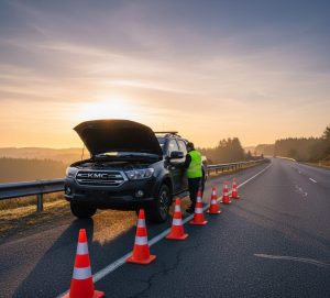 راهنمای استارت نخوردن KMC T8 کنار خیابان