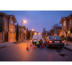 سوخت‌رسانی در محل کرمان موتور قیطریه با رعایت ایمنی