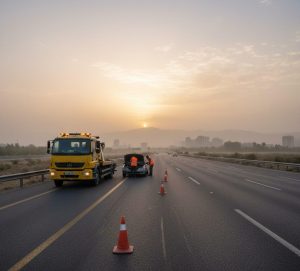 امداد کرمان موتور تهرانسر نزدیک مسیر فرودگاه با حضور سریع