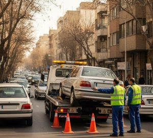 یدک‌کش کرمان موتور ستارخان با انتقال چرخ‌بر