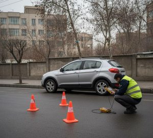 امداد در محل پاسداران برای جک S3 و S5 با دستگاه دیاگ