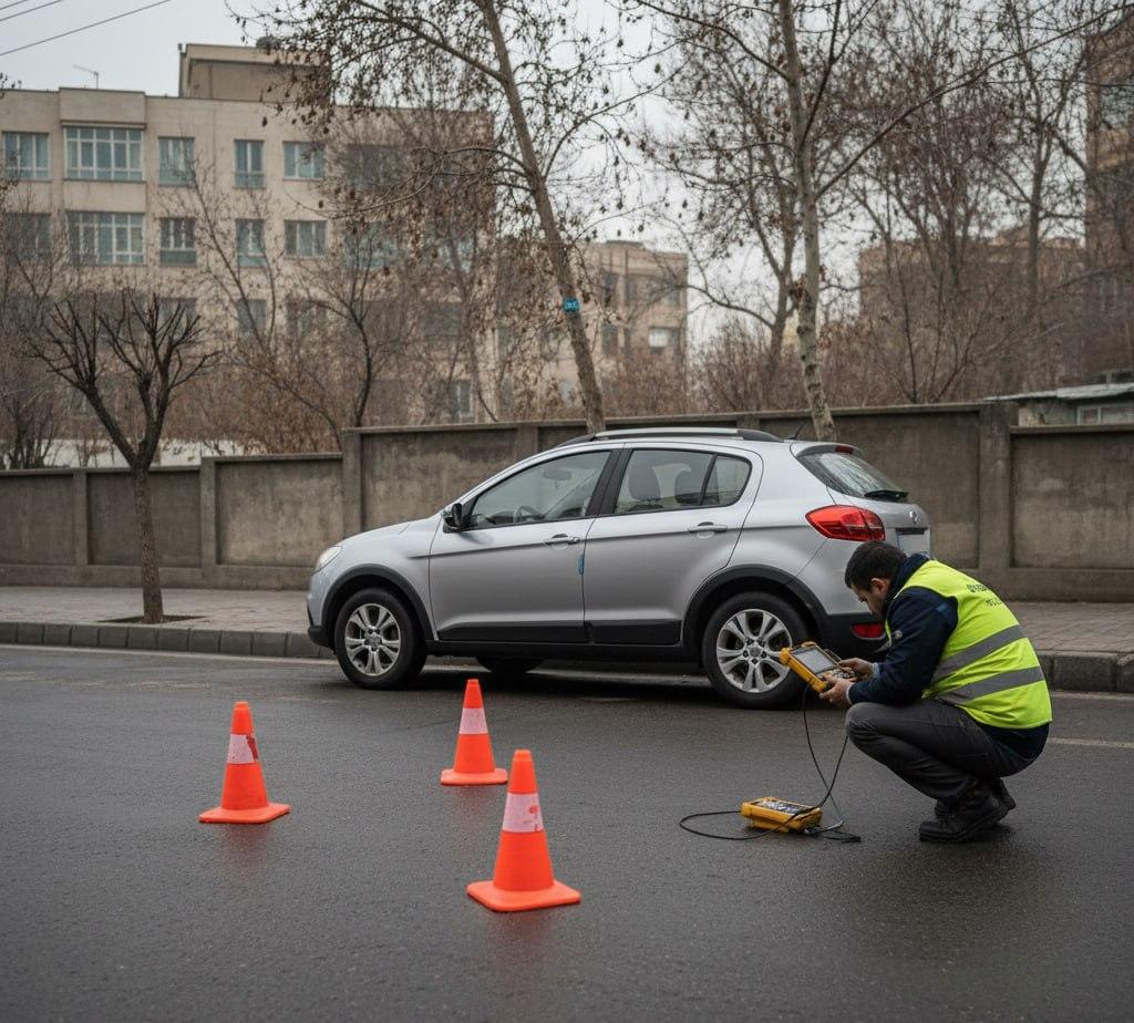 امداد در محل پاسداران برای جک S3 و S5 با دستگاه دیاگ